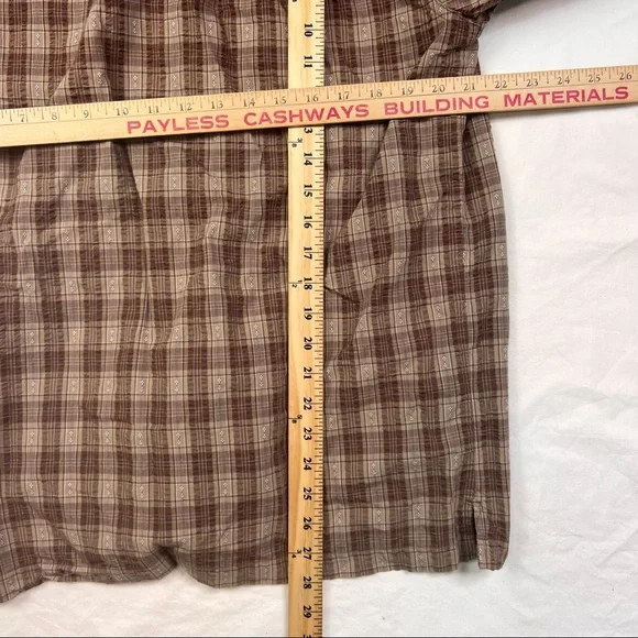 REI Striped Casual Shirt Men’s L Short Sleeve 7 Button Chest Pocket L030922 - Picture 3 of 4